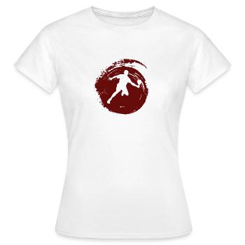 Jeu de pickleball Jeu de pickleball Tennis - T-shirt Femme - blanc - Devant - AI Model Female 172 dark (172cm)