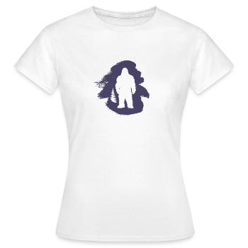 Big foot Lochness Big foot Lochness - Frauen T-Shirt - Weiß - Vorne - AI Model Female 172 dark (172cm)