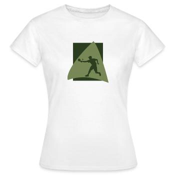 Jeu de pickleball Jeu de pickleball de tennis - T-shirt Femme - blanc - Devant - AI Model Female 172 dark (172cm)