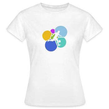 Beach Ball Soccer Beach Soccer - T-shirt Femme - blanc - Devant - AI Model Female 172 dark (172cm)
