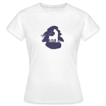 Nid d’abeille apicole - T-shirt Femme - blanc - Devant - AI Model Female 172 dark (172cm)