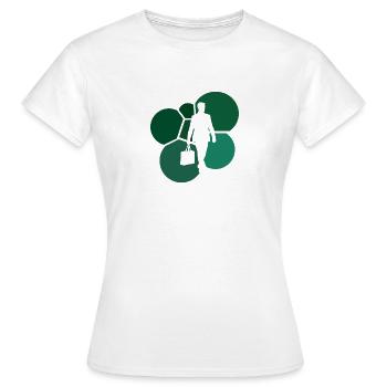 Banque Banque Banque boursière - T-shirt Femme - blanc - Devant - AI Model Female 172 dark (172cm)