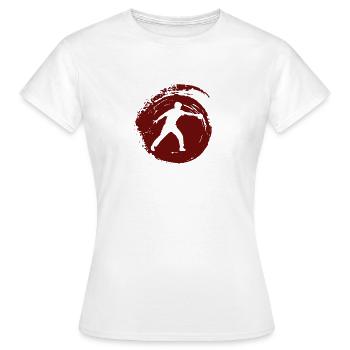 Table Tennis Ball Table Tennis Ball Table Tennis - Women's T-Shirt - white - Front - AI Model Female 172 dark (172cm)