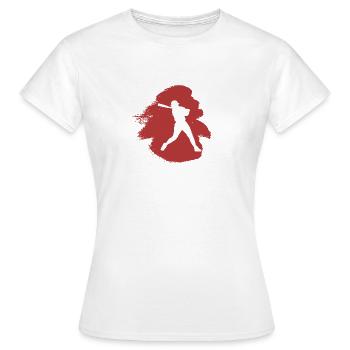 Baseball Softball Softball - T-shirt Femme - blanc - Devant - AI Model Female 172 dark (172cm)