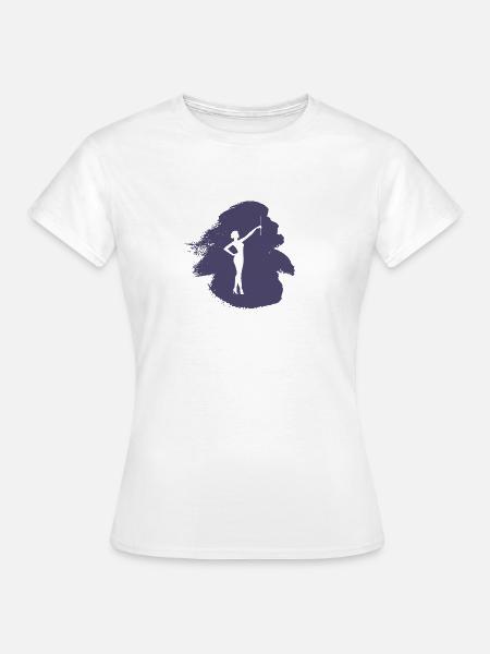Gymnastik Twirling Gymnastik - Frauen T-Shirt - Weiß