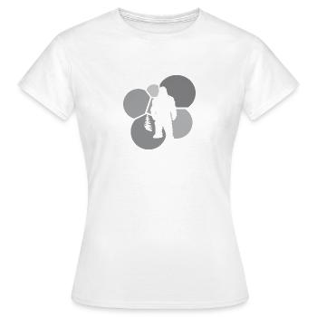 Big foot Bigfoot Yeti Big foot - Frauen T-Shirt - Weiß - Vorne - AI Model Female 172 dark (172cm)