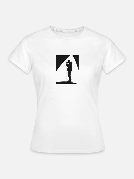 Djing DJ Beatboxer - Frauen T-Shirt - Weiß