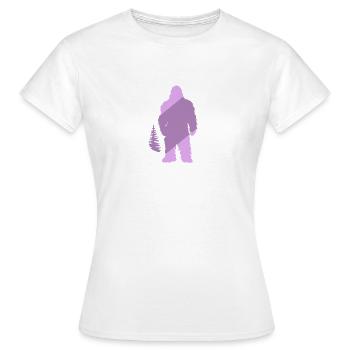 Lochness Lochness Bigfoot - T-shirt Femme - blanc - Devant - AI Model Female 172 dark (172cm)