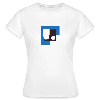 Beerpong Bière Pong Bière - T-shirt Femme - blanc - Devant - AI Model Female 172 dark (172cm)