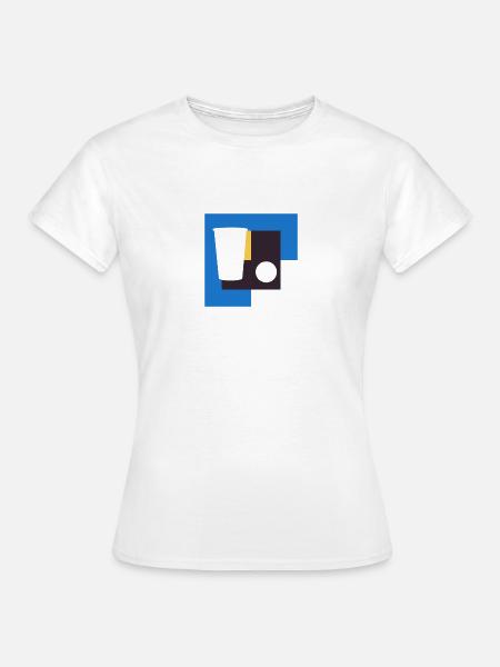 Beerpong Bierpong Bier - Frauen T-Shirt - Weiß