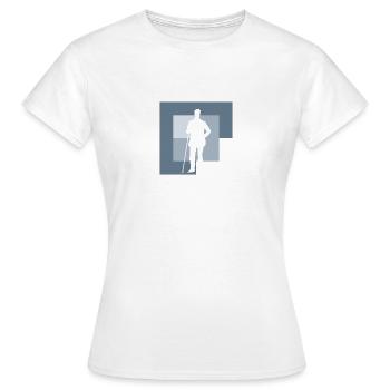 Boule de billard Joueur de billard Boule de billard - T-shirt Femme - blanc - Devant - AI Model Female 172 dark (172cm)