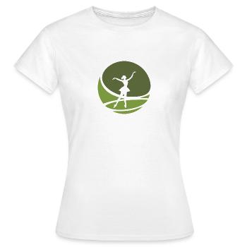 Oper Ballett Ballerina - Frauen T-Shirt - Weiß - Vorne - AI Model Female 172 dark (172cm)