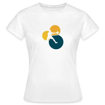 Squash Players Squash Players Squash Players - Women's T-Shirt - white - Front - AI Model Female 172 dark (172cm)