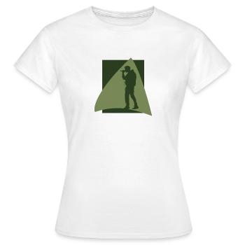 Streetmind Beatbox Beatboxer - T-shirt Femme - blanc - Devant - AI Model Female 172 dark (172cm)