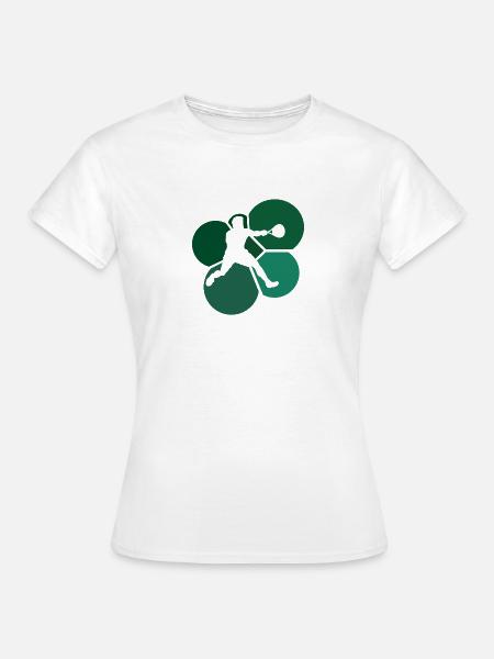 Squashschläger Squashschläger Schläger - Frauen T-Shirt - Weiß