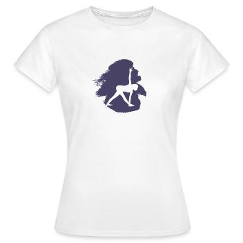 Méditation Yoga Méditation - T-shirt Femme - blanc - Devant - AI Model Female 172 dark (172cm)