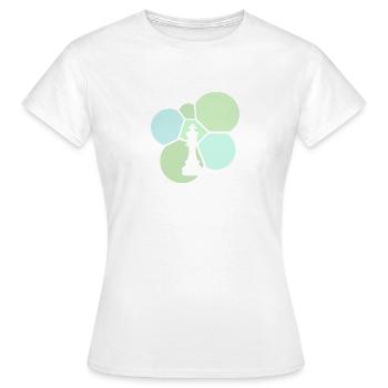 Schachmatt Schachspieler Schachbrett - Frauen T-Shirt - Weiß - Vorne - AI Model Female 172 dark (172cm)