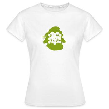 Crypto-monnaie Crypto-monnaie Crypto-monnaie - T-shirt Femme - blanc - Devant - AI Model Female 172 dark (172cm)
