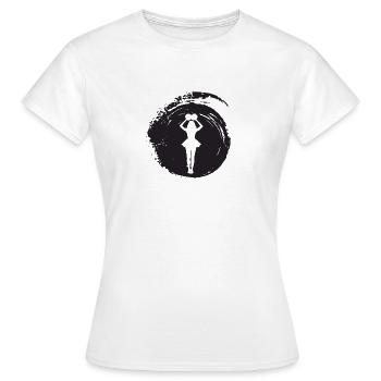 Pom-pom girl pom-pom girl girlie pom-pom girl - T-shirt Femme - blanc - Devant - AI Model Female 172 dark (172cm)