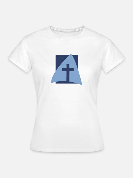 Kreuz Kirche Kirche - Frauen T-Shirt - Weiß