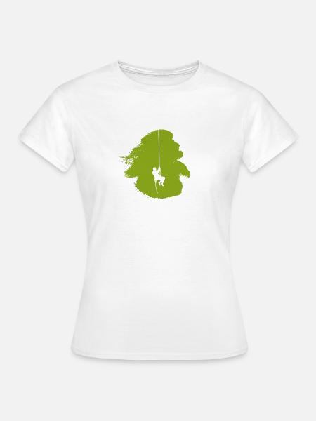 Bergsteigen Bergsteiger Klettern - Frauen T-Shirt - Weiß