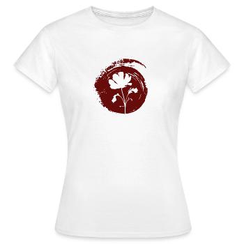 Horticulture Fleurs Botanique - T-shirt Femme - blanc - Devant - AI Model Female 172 dark (172cm)
