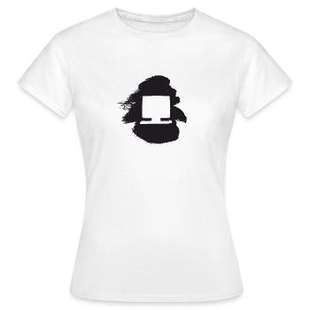 PC Computerarbeit Informatik - Frauen T-Shirt - Weiß - Vorne - AI Model Female 172 dark (172cm)