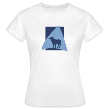 Rind Muh Milch - Frauen T-Shirt - Weiß - Vorne - AI Model Female 172 dark (172cm)