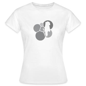 Kletterer Bergsteigen Bergsteiger - Frauen T-Shirt - Weiß - Vorne - AI Model Female 172 dark (172cm)