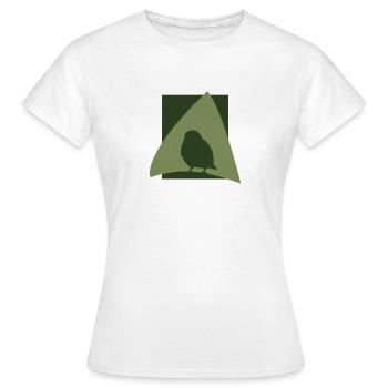 Vögel beobachten Fliegen Vogel - Frauen T-Shirt - Weiß - Vorne - AI Model Female 172 dark (172cm)