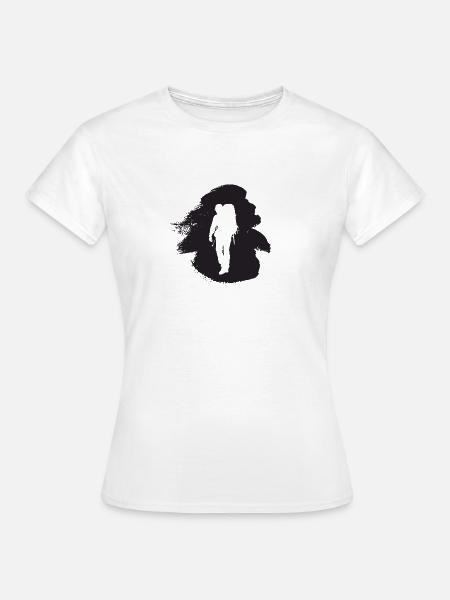 Rucksack Rucksack Wandern - Frauen T-Shirt - Weiß