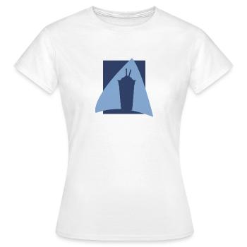 Boba Bubble Tea Bubbletee Bubble - T-shirt Femme - blanc - Devant - AI Model Female 172 dark (172cm)