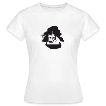 Biochimie Chimique Moléculaire - T-shirt Femme - blanc - Devant - AI Model Female 172 dark (172cm)