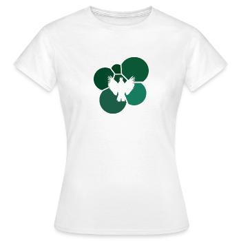 Oiseau perroquet oiseau - T-shirt Femme - blanc - Devant - AI Model Female 172 dark (172cm)