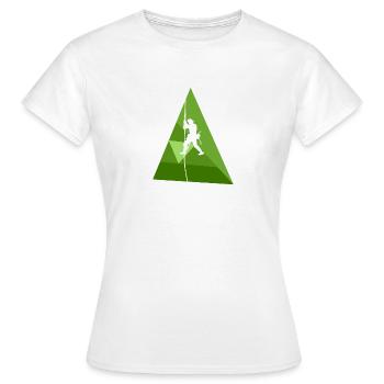 Escalade sur corde escalade sur corde escalade - T-shirt Femme - blanc - Devant - AI Model Female 172 dark (172cm)