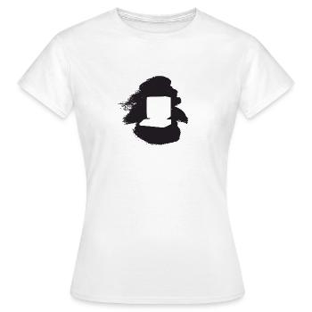 PC Internet Computerarbeit - Frauen T-Shirt - Weiß - Vorne - AI Model Female 172 dark (172cm)