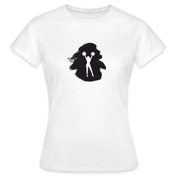 Fille Girlie Pom-pom girl - T-shirt Femme - blanc - Devant - AI Model Female 172 dark (172cm)