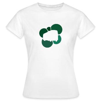Bus Schulbus Bus - Frauen T-Shirt - Weiß - Vorne - AI Model Female 172 dark (172cm)