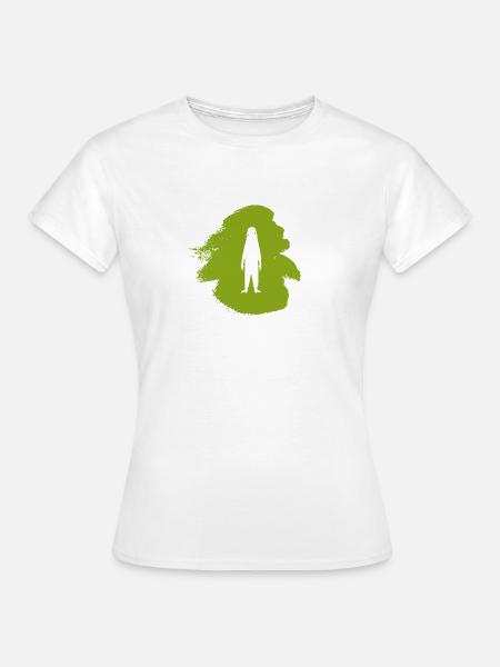 Fabeltier Bigfoot Fabelwesen - Frauen T-Shirt - Weiß
