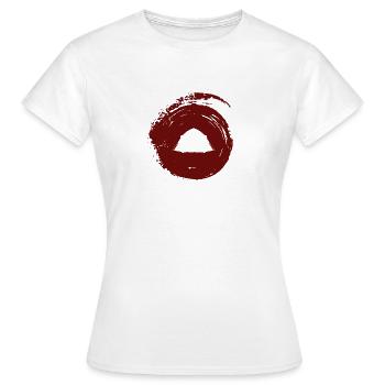 Tent Boy Scout Tent - T-shirt Femme - blanc - Devant - AI Model Female 172 dark (172cm)