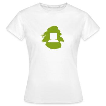PC Computerarbeit Tech - Frauen T-Shirt - Weiß - Vorne - AI Model Female 172 dark (172cm)