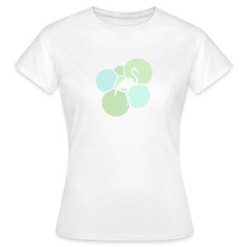 Flamenco Flamenco exotique - T-shirt Femme - blanc - Devant - AI Model Female 172 dark (172cm)