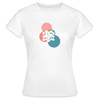 Crypto-monnaie Blockchain Crypto-monnaie - T-shirt Femme - blanc - Devant - AI Model Female 172 dark (172cm)