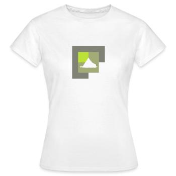 Glamping moderne Moderne - T-shirt Femme - blanc - Devant - AI Model Female 172 dark (172cm)