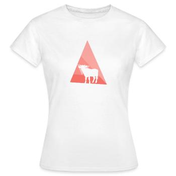 Vache Vaches Vache - T-shirt Femme - blanc - Devant - AI Model Female 172 dark (172cm)