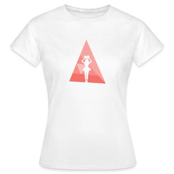 Pom-pom girl girlie girlie - T-shirt Femme - blanc - Devant - AI Model Female 172 dark (172cm)