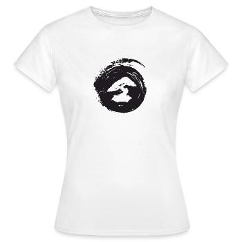 Arbre Bonsaï Bonsaï - T-shirt Femme - blanc - Devant - AI Model Female 172 dark (172cm)
