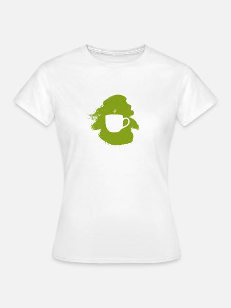 Kaffeebohne Espresso Kaffeebohne - Frauen T-Shirt - Weiß