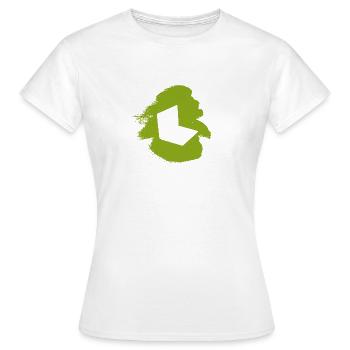 Blog d’écriture de blogs - T-shirt Femme - blanc - Devant - AI Model Female 172 dark (172cm)
