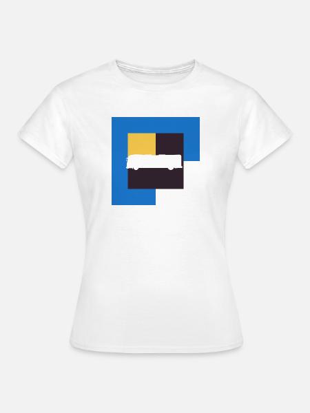 Busfahrer Transport Busfahren - Frauen T-Shirt - Weiß